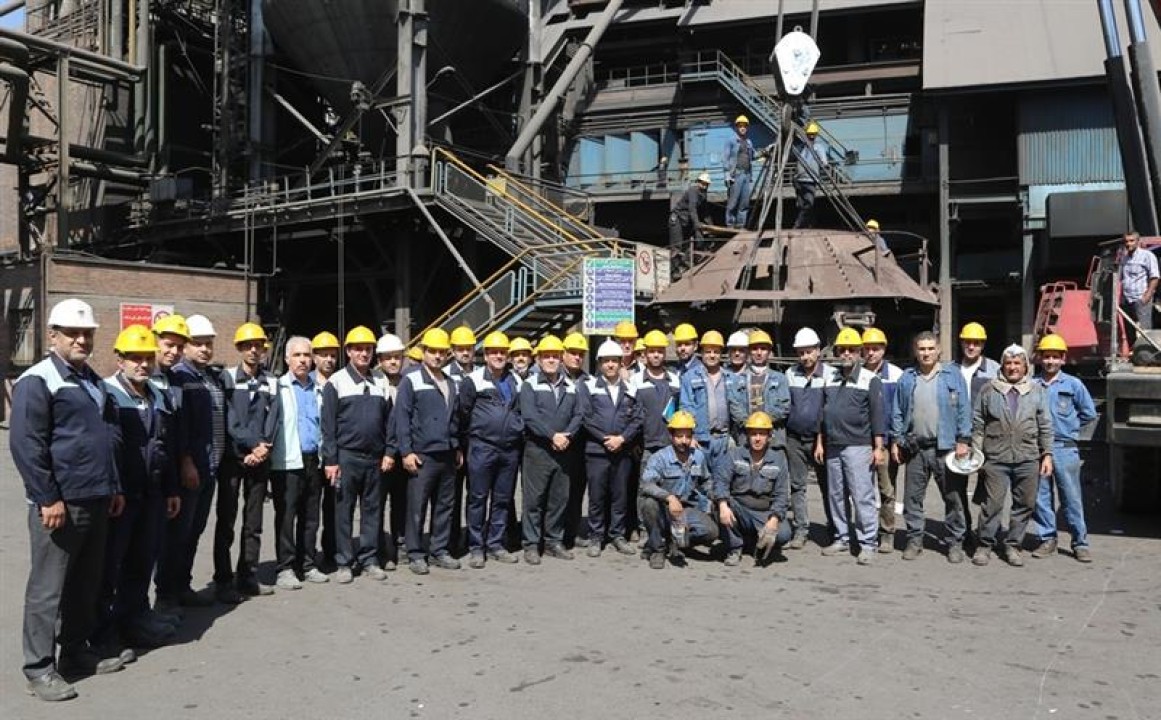 تعمیرات اساسی درجه 3 كوره بلند شماره1 ذوب آهن، ضامن تداوم تولید تعمیرات اساسی درجه 3 كوره بلند شماره1 ذوب آهن، ضامن تداوم تولید